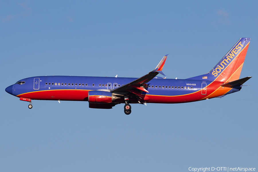 Southwest Airlines Boeing 737-8H4 (N8646B) | Photo 525157