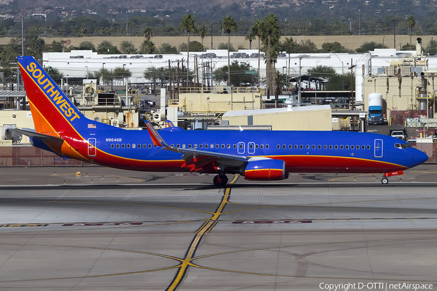 Southwest Airlines Boeing 737-8H4 (N8646B) | Photo 462433