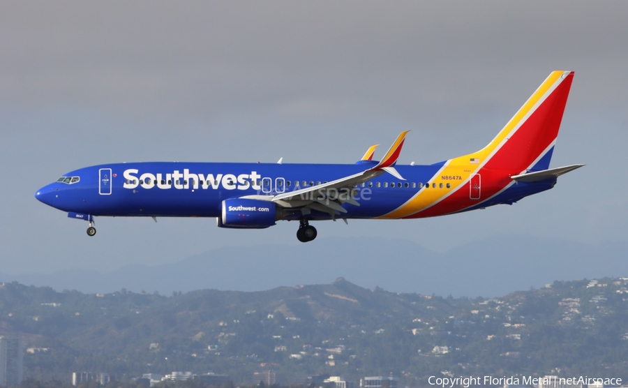 Southwest Airlines Boeing 737-8H4 (N8647A) | Photo 679684