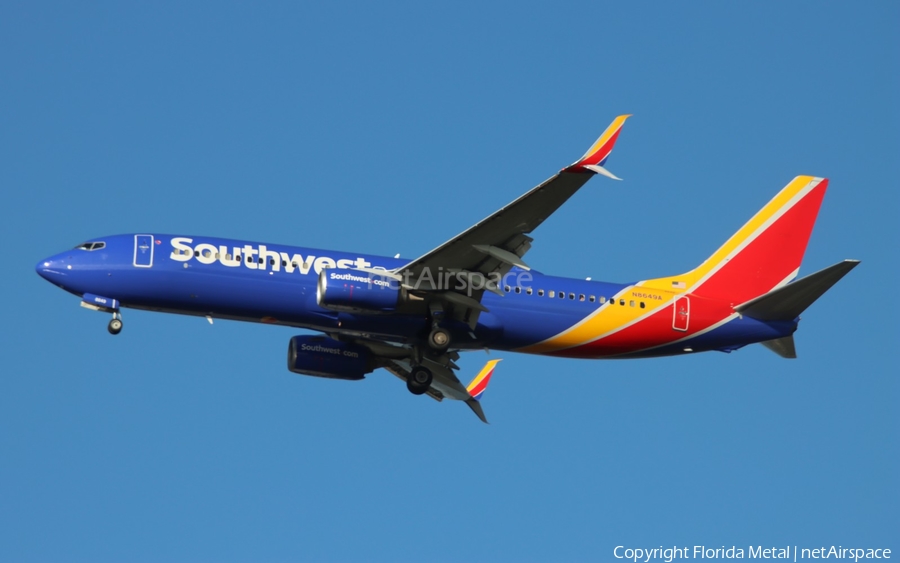 Southwest Airlines Boeing 737-8H4 (N8649A) | Photo 679685