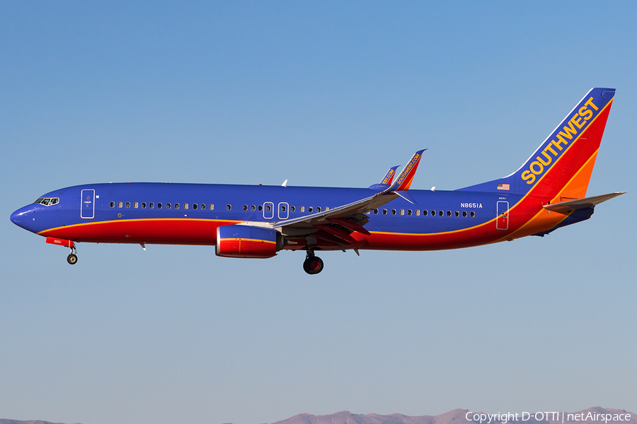 Southwest Airlines Boeing 737-8H4 (N8651A) | Photo 139392