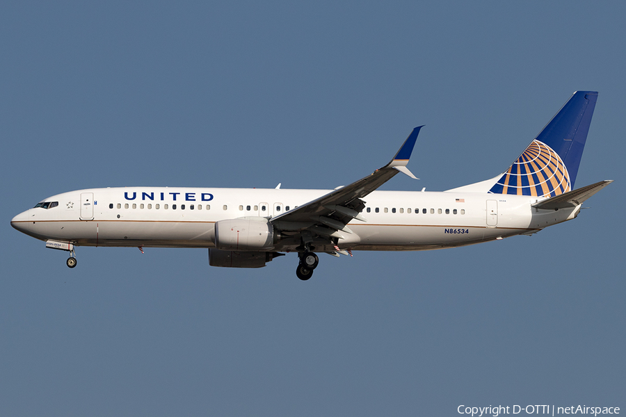 United Airlines Boeing 737-824 (N86534) | Photo 143754