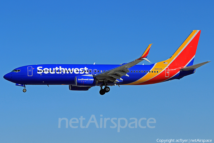 Southwest Airlines Boeing 737-8H4 (N8653A) | Photo 171651