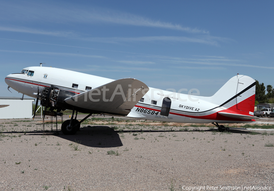 Skydive Arizona Douglas C-53 Skytrooper (N86584) | Photo 218424