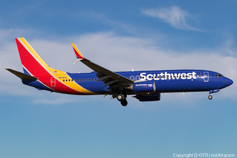 Southwest Airlines Boeing 737-8H4 (N8660A) | Photo 181801