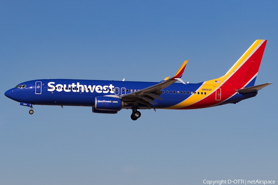 Southwest Airlines Boeing 737-8H4 (N8662F) | Photo 141663