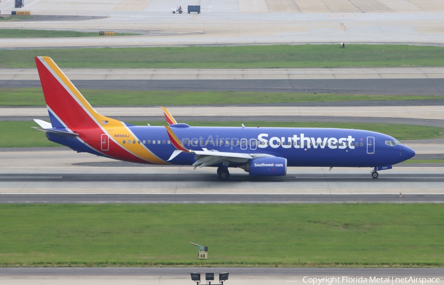 Southwest Airlines Boeing 737-8H4 (N8664J) | Photo 679697