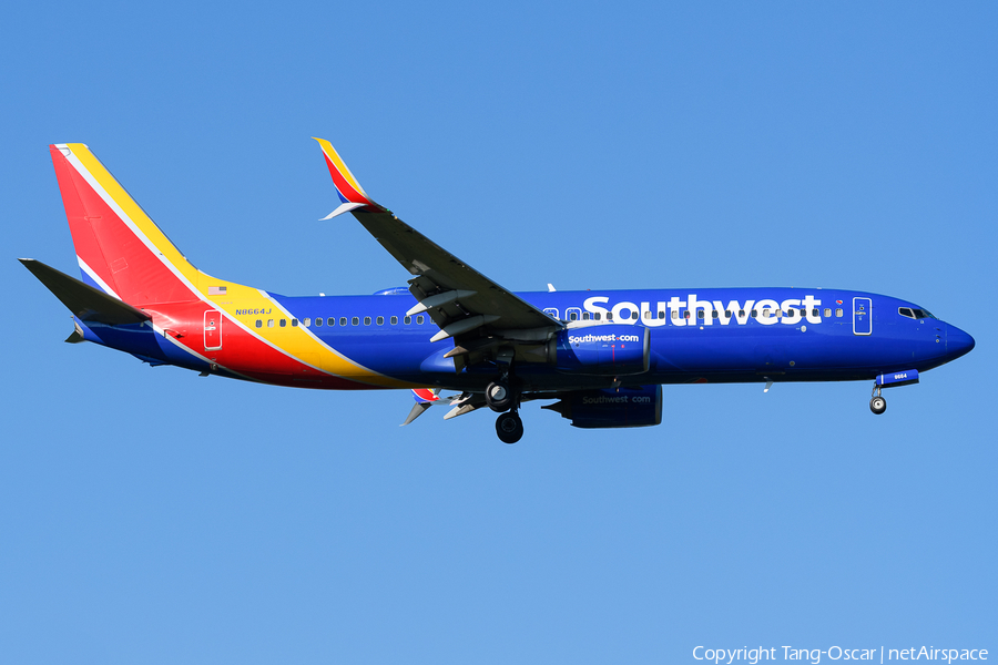 Southwest Airlines Boeing 737-8H4 (N8664J) | Photo 524040