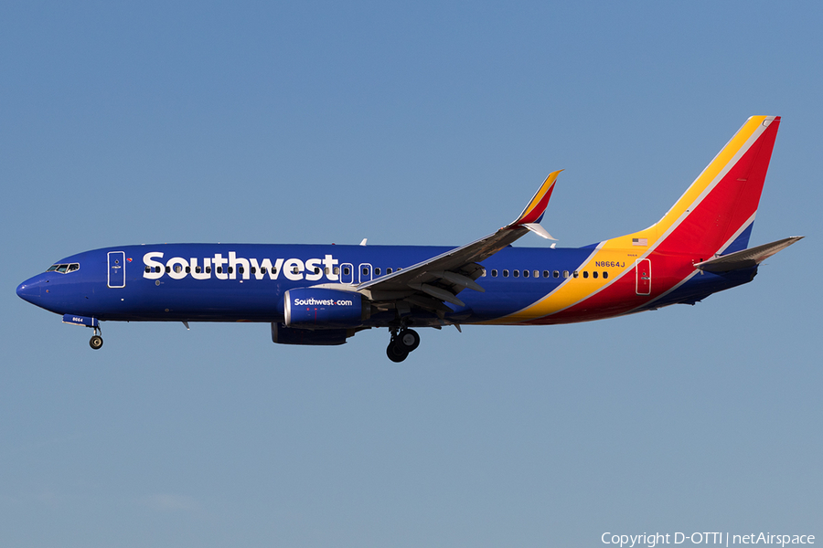 Southwest Airlines Boeing 737-8H4 (N8664J) | Photo 145226