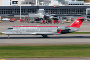 Northwest Airlink (Pinnacle Airlines) Bombardier CRJ-200ER (N8665A) at  Minneapolis - St. Paul International, United States