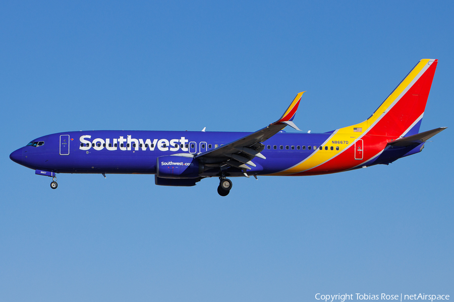 Southwest Airlines Boeing 737-8H4 (N8667D) | Photo 571466