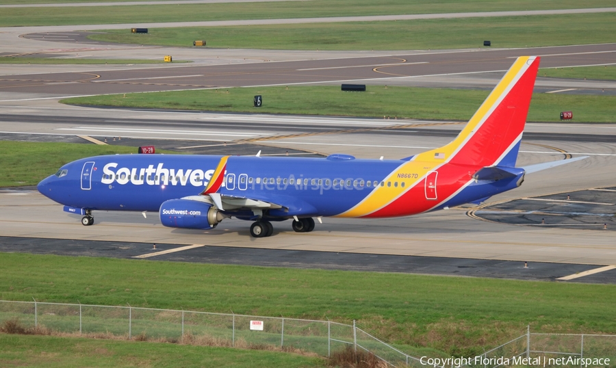 Southwest Airlines Boeing 737-8H4 (N8667D) | Photo 358569