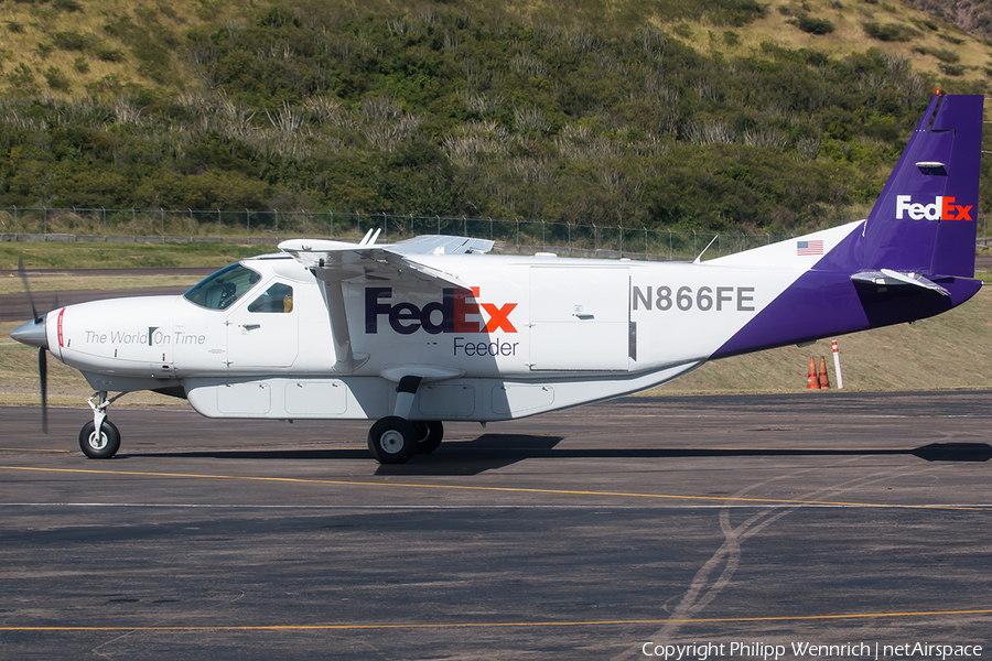 FedEx Feeder (Baron Aviation Services) Cessna 208B Super Cargomaster (N866FE) | Photo 137933