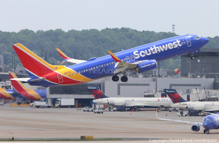 Southwest Airlines Boeing 737-8H4 (N8671D) | Photo 679703