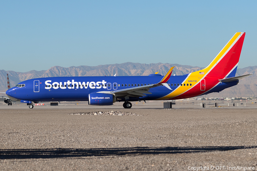 Southwest Airlines Boeing 737-8H4 (N8671D) | Photo 202048