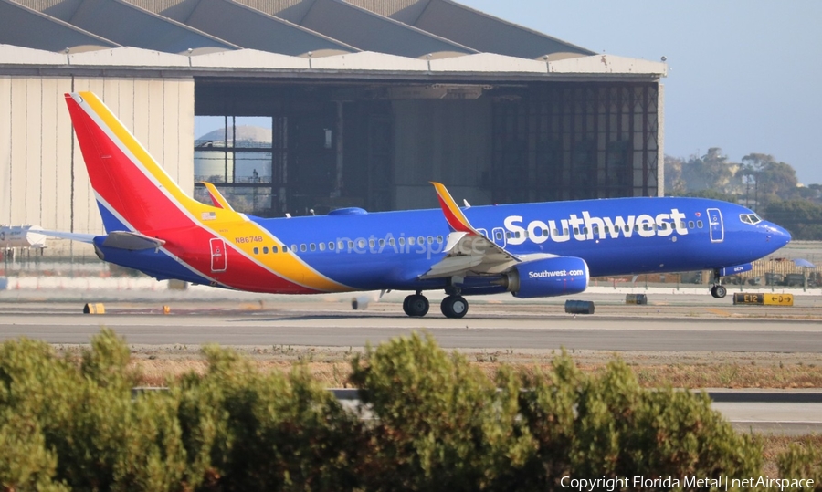 Southwest Airlines Boeing 737-8H4 (N8674B) | Photo 300084