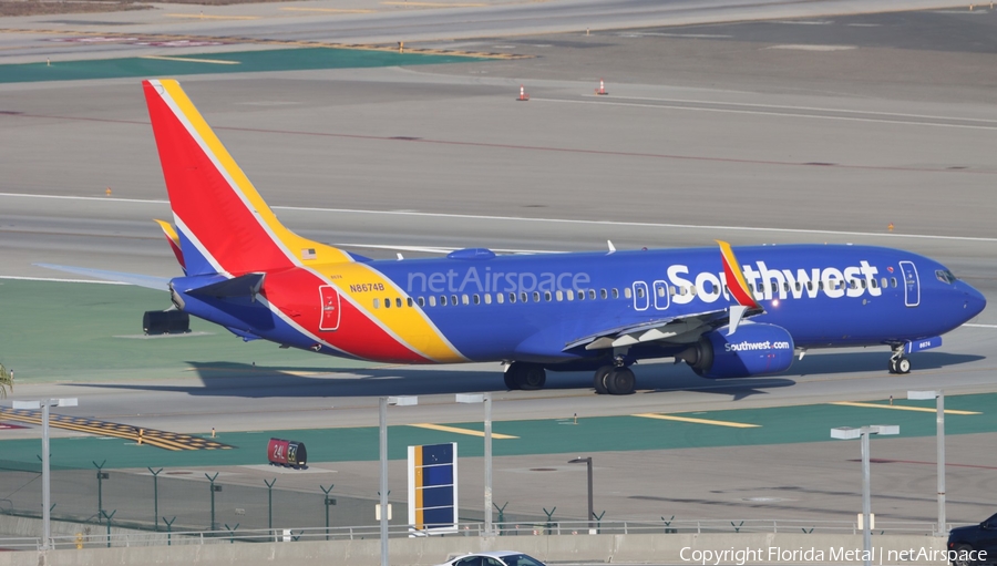 Southwest Airlines Boeing 737-8H4 (N8674B) | Photo 679705