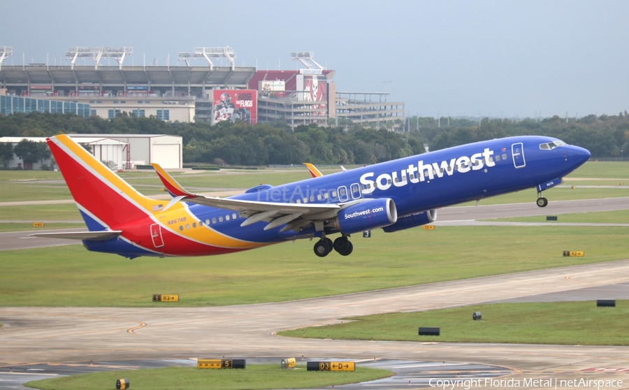 Southwest Airlines Boeing 737-8H4 (N8674B) | Photo 358571