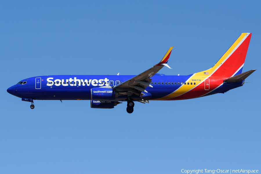 Southwest Airlines Boeing 737-8H4 (N8677A) | Photo 439660
