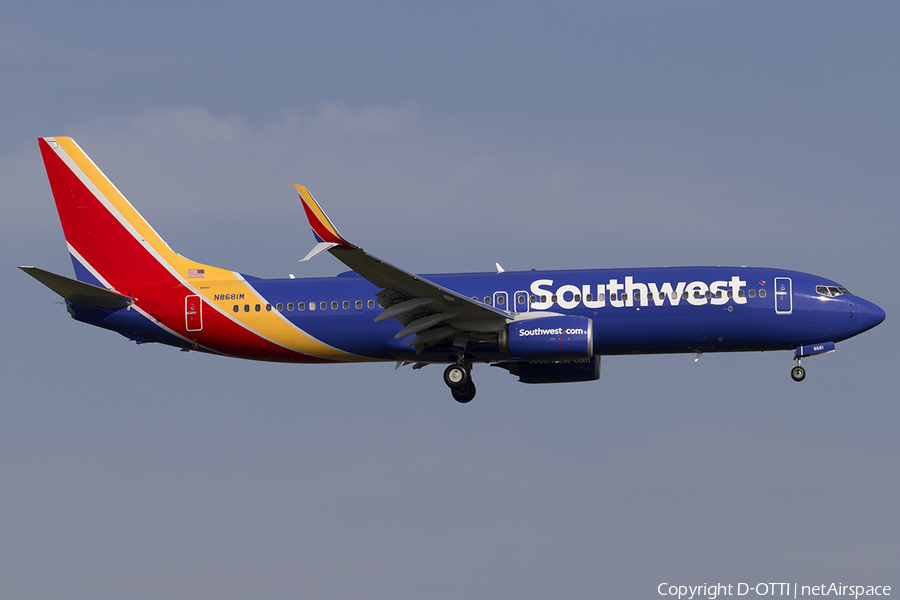 Southwest Airlines Boeing 737-8H4 (N8681M) | Photo 537486