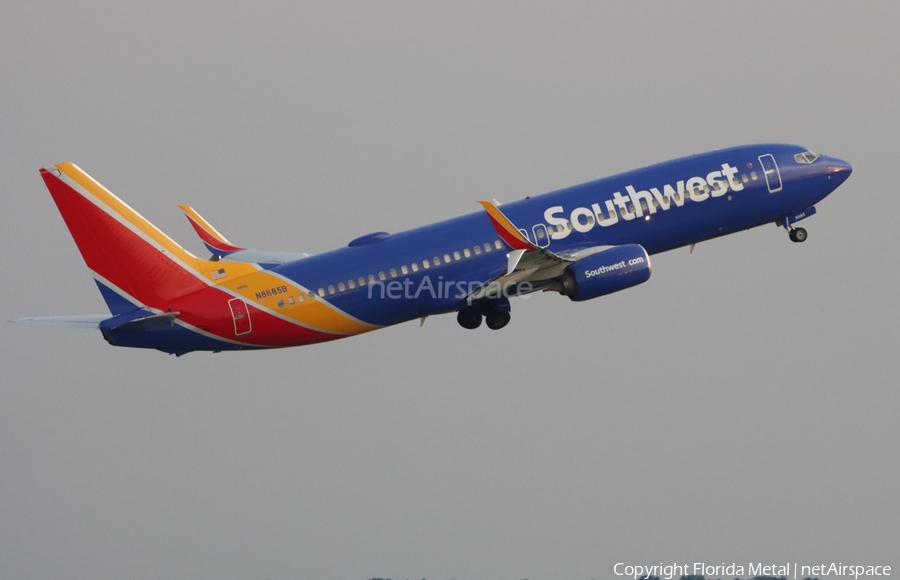 Southwest Airlines Boeing 737-8H4 (N8685B) | Photo 679790