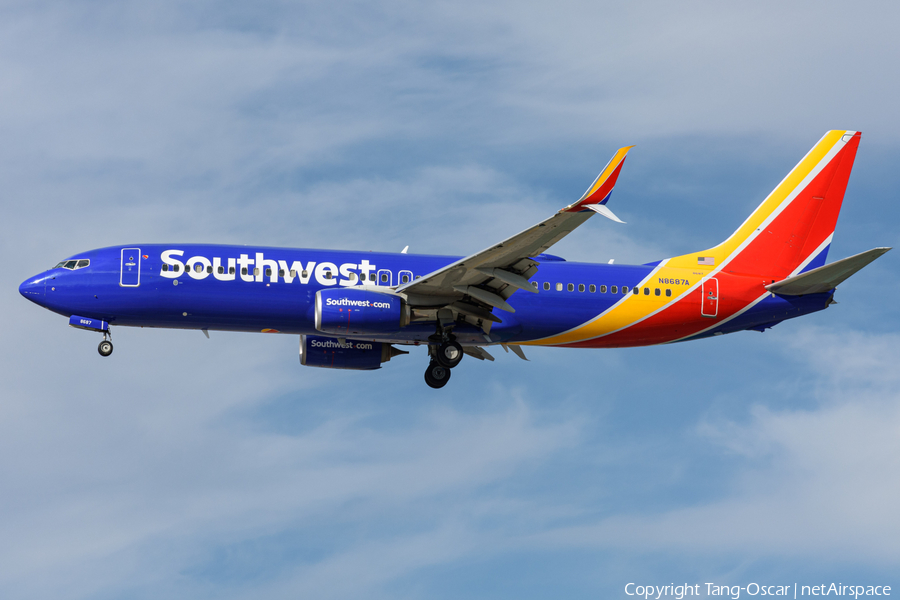 Southwest Airlines Boeing 737-8H4 (N8687A) | Photo 365883