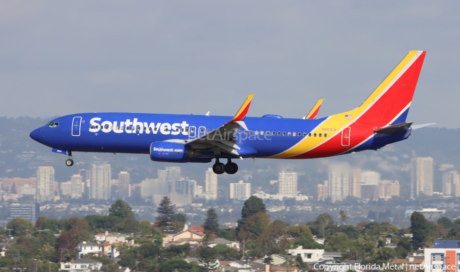 Southwest Airlines Boeing 737-8H4 (N8691A) | Photo 679794