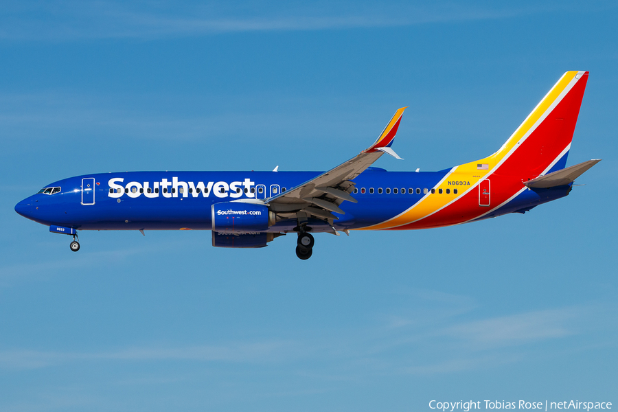 Southwest Airlines Boeing 737-8H4 (N8693A) | Photo 337931