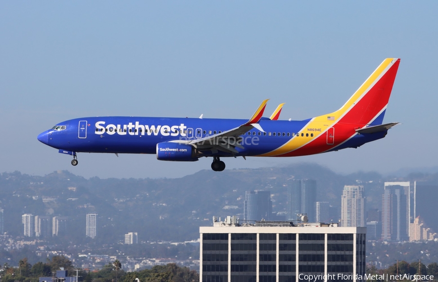 Southwest Airlines Boeing 737-8H4 (N8694E) | Photo 615439