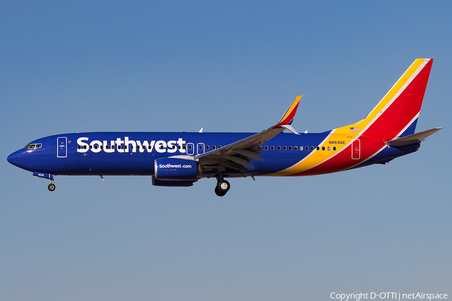 Southwest Airlines Boeing 737-8H4 (N8696E) | Photo 137009