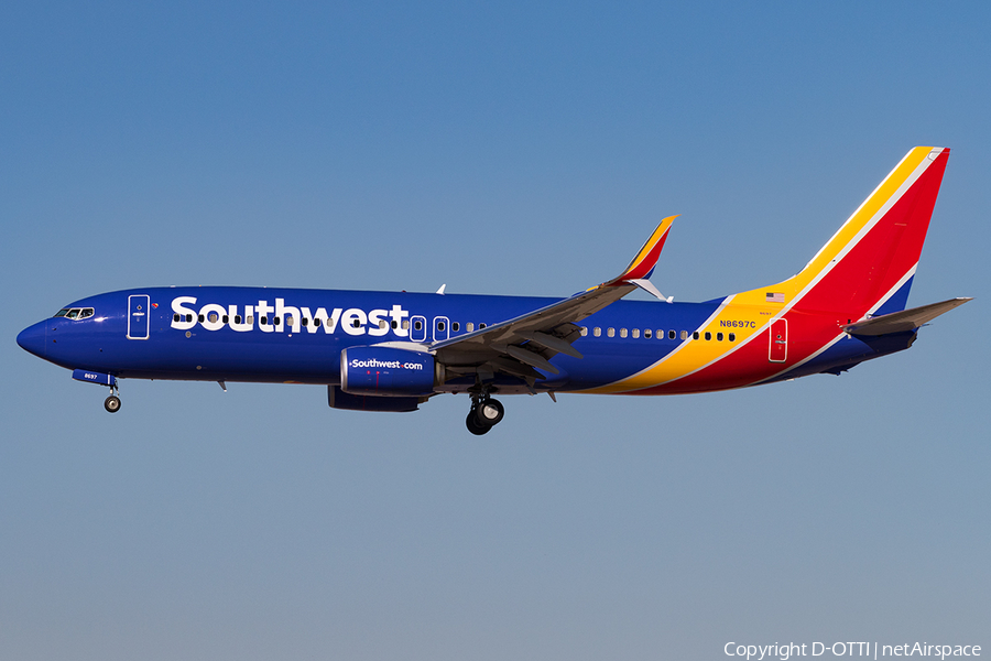Southwest Airlines Boeing 737-8H4 (N8697C) | Photo 139128