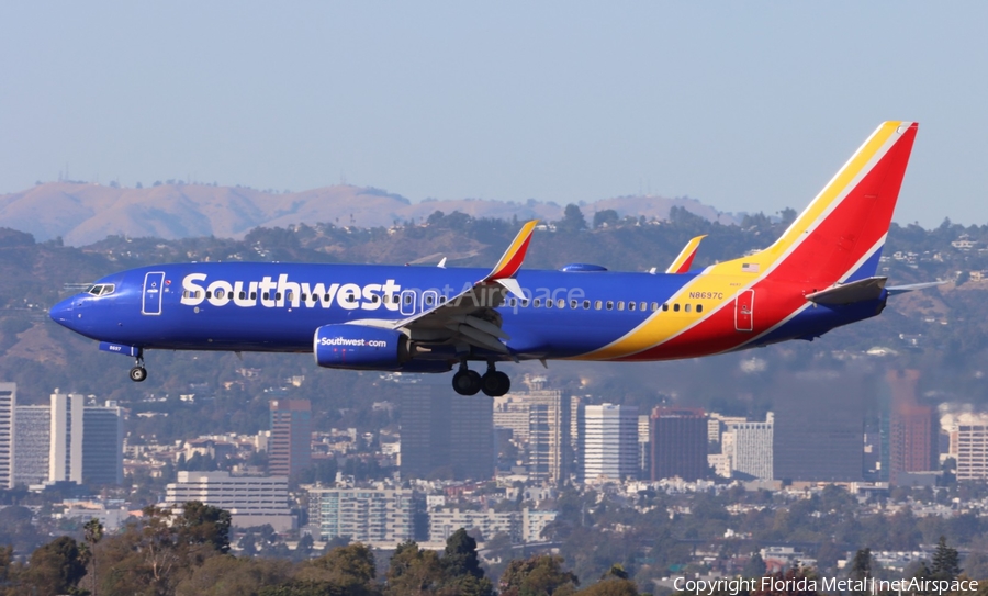 Southwest Airlines Boeing 737-8H4 (N8697C) | Photo 679800