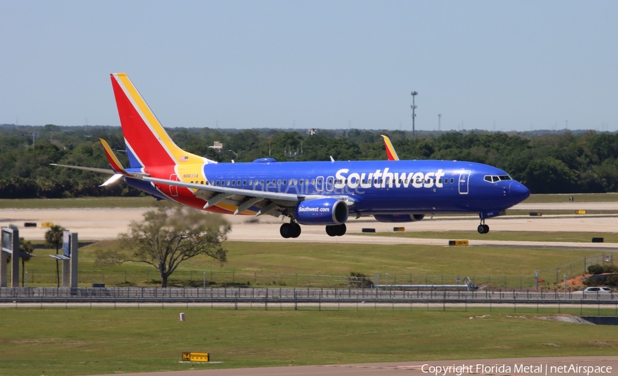 Southwest Airlines Boeing 737-8H4 (N8699A) | Photo 679807