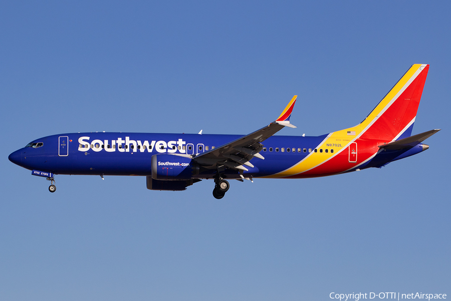 Southwest Airlines Boeing 737-8 MAX (N8702L) | Photo 546929