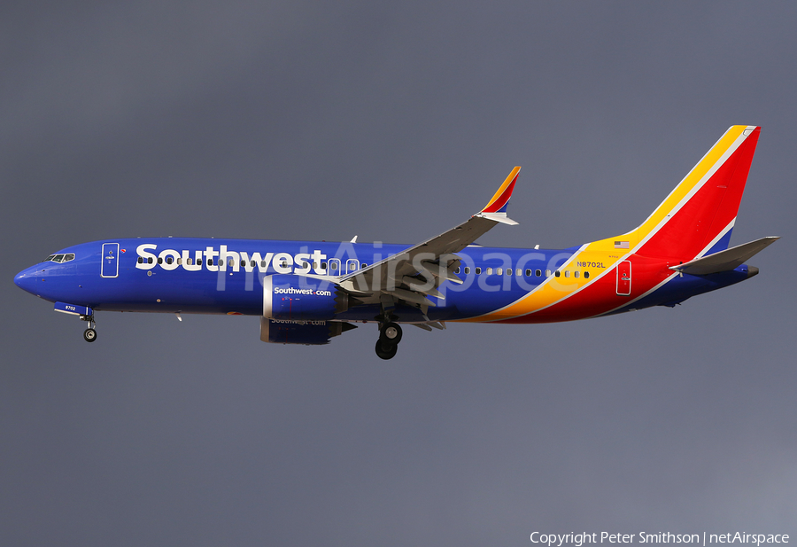 Southwest Airlines Boeing 737-8 MAX (N8702L) | Photo 301359