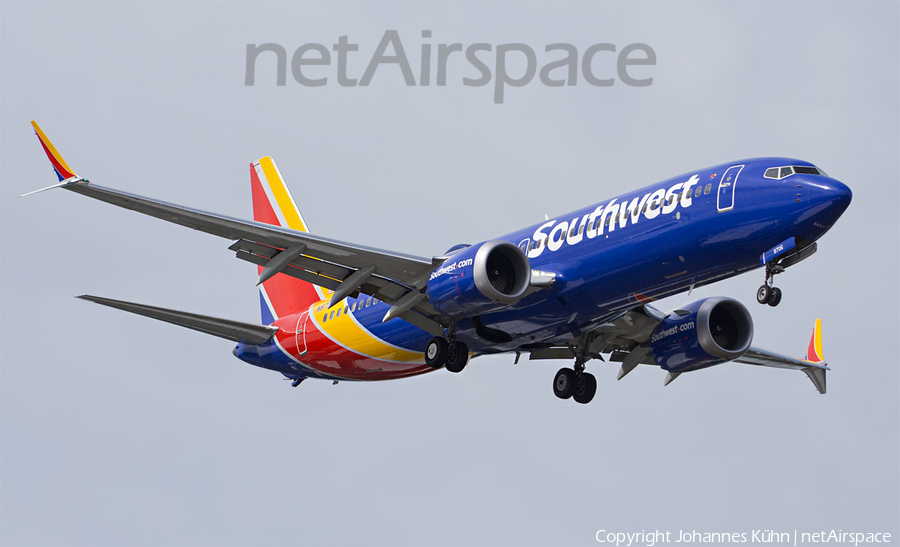 Southwest Airlines Boeing 737-8 MAX (N8706W) | Photo 256184