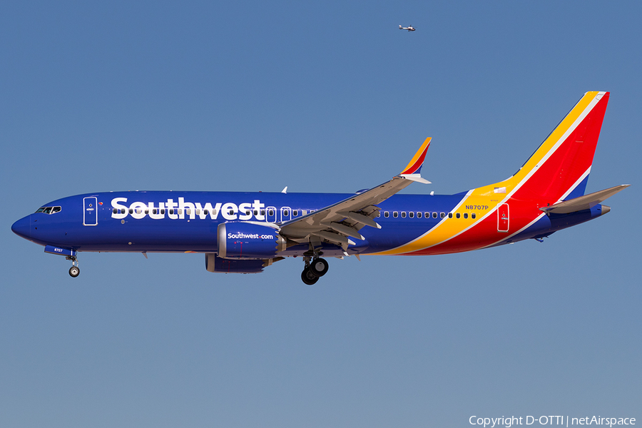 Southwest Airlines Boeing 737-8 MAX (N8707P) | Photo 202391