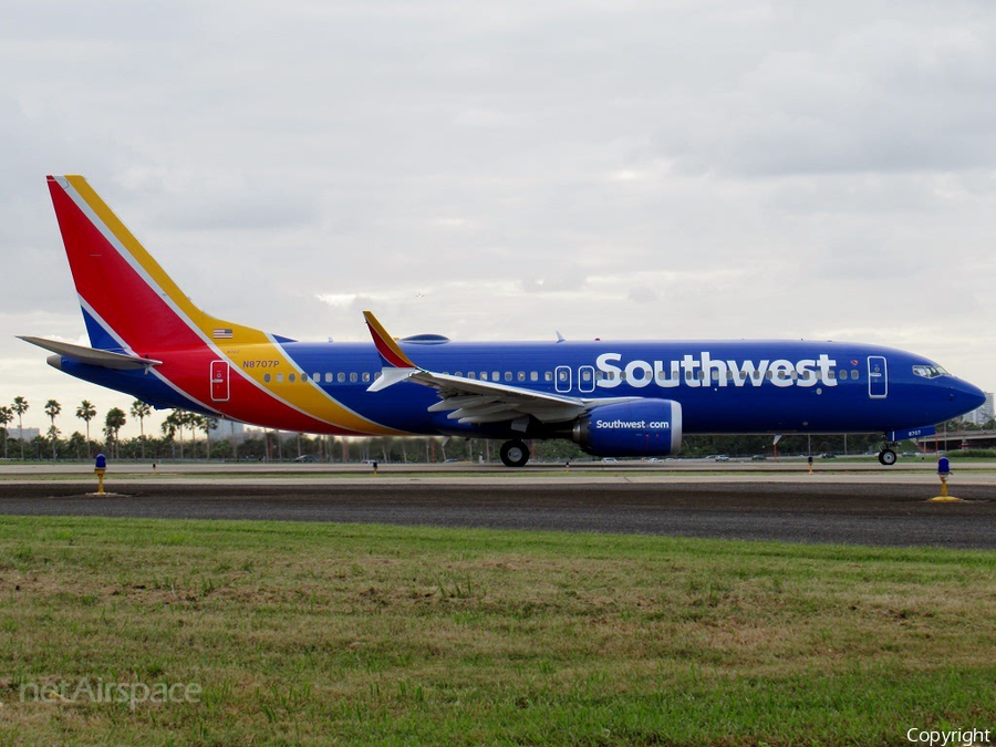 Southwest Airlines Boeing 737-8 MAX (N8707P) | Photo 202303