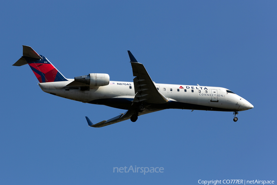 Delta Connection (ExpressJet Airlines) Bombardier CRJ-200ER (N870AS) | Photo 420807