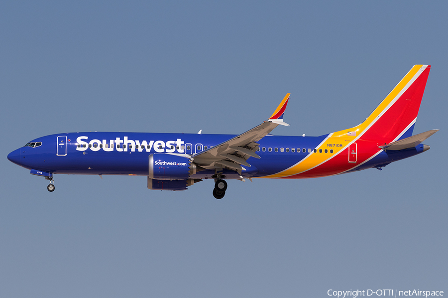 Southwest Airlines Boeing 737 MAX 8 (N8710M) | Photo 198031