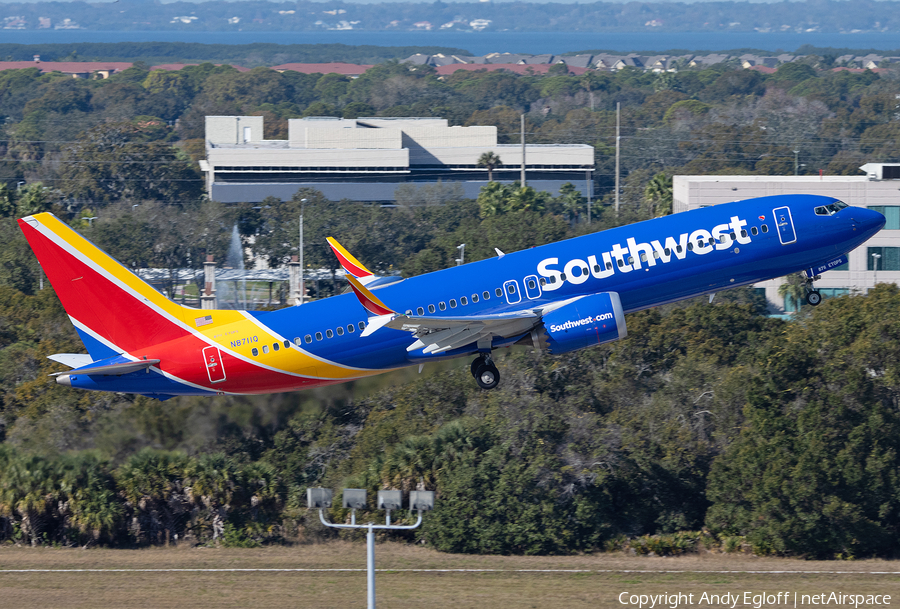 Southwest Airlines Boeing 737-8 MAX (N8711Q) | Photo 489760