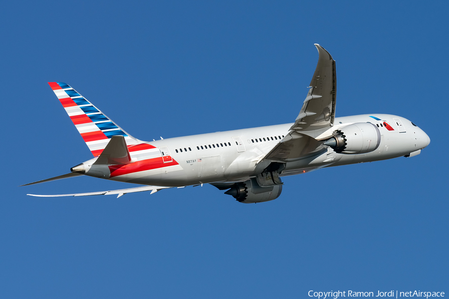 American Airlines Boeing 787-8 Dreamliner (N871AY) | Photo 490085