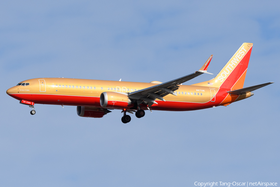 Southwest Airlines Boeing 737-8 MAX (N871HK) | Photo 549404