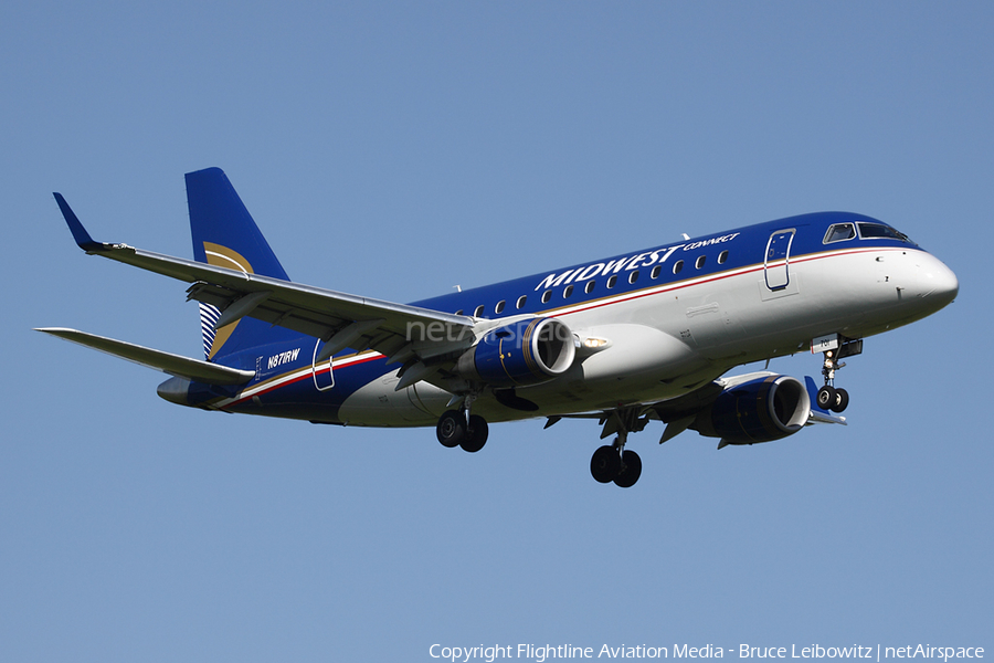 Midwest Connect Embraer ERJ-170SE (ERJ-170-100SE) (N871RW) | Photo 89119