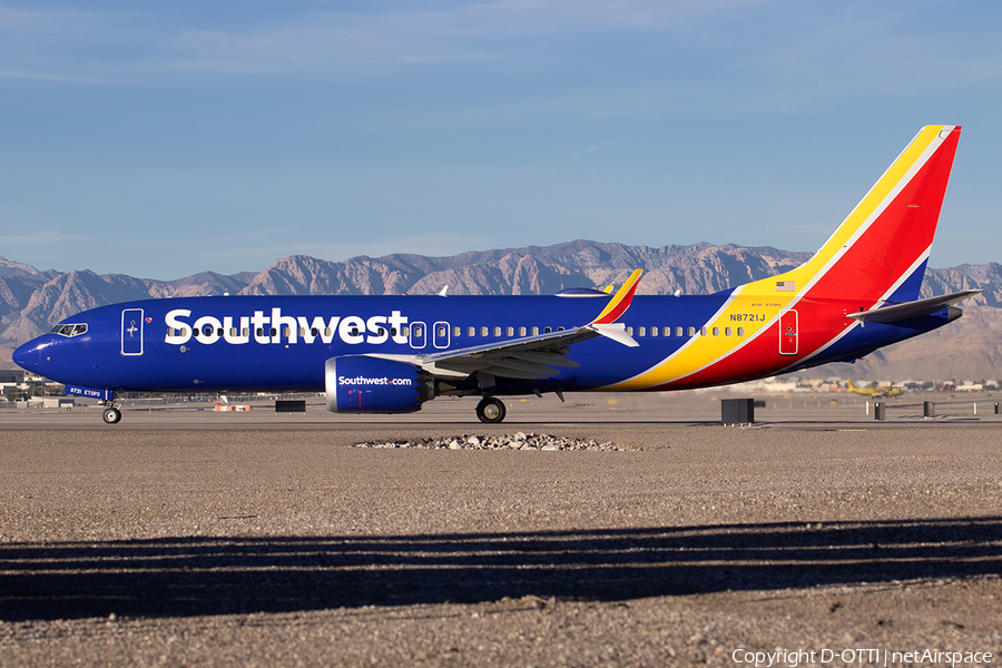 Southwest Airlines Boeing 737-8 MAX (N8721J) | Photo 554946