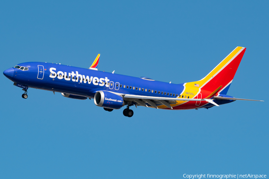 Southwest Airlines Boeing 737-8 MAX (N8725L) | Photo 587395