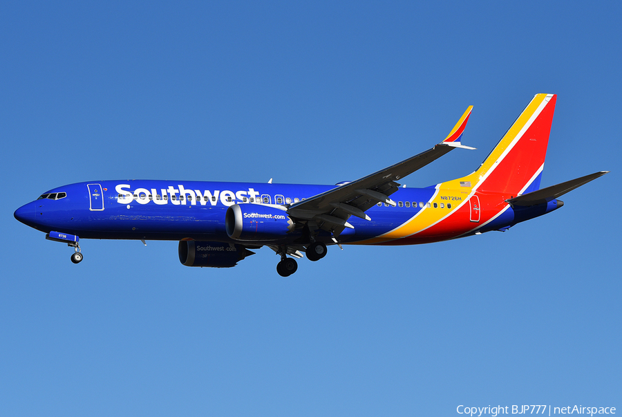 Southwest Airlines Boeing 737-8 MAX (N8726H) | Photo 284816