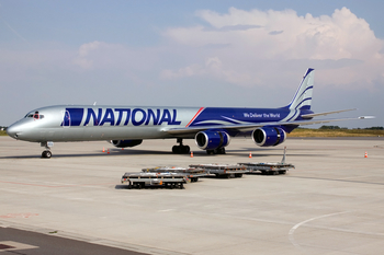 National Airlines McDonnell Douglas DC-8-71(F) (N872CA) at  Liege - Bierset, Belgium