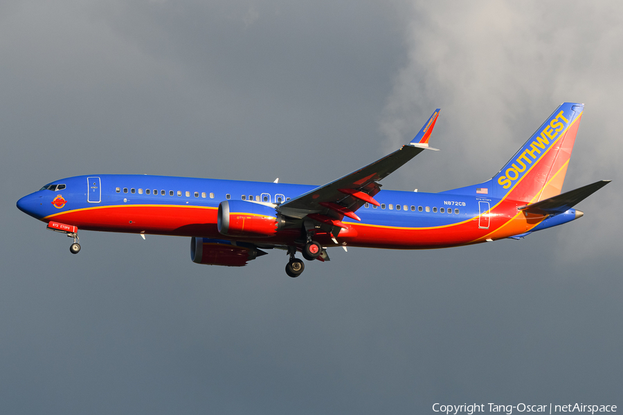 Southwest Airlines Boeing 737-8 MAX (N872CB) | Photo 623417