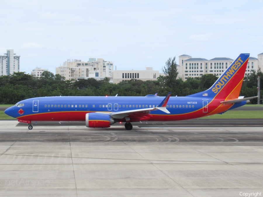 Southwest Airlines Boeing 737-8 MAX (N872CB) | Photo 545532